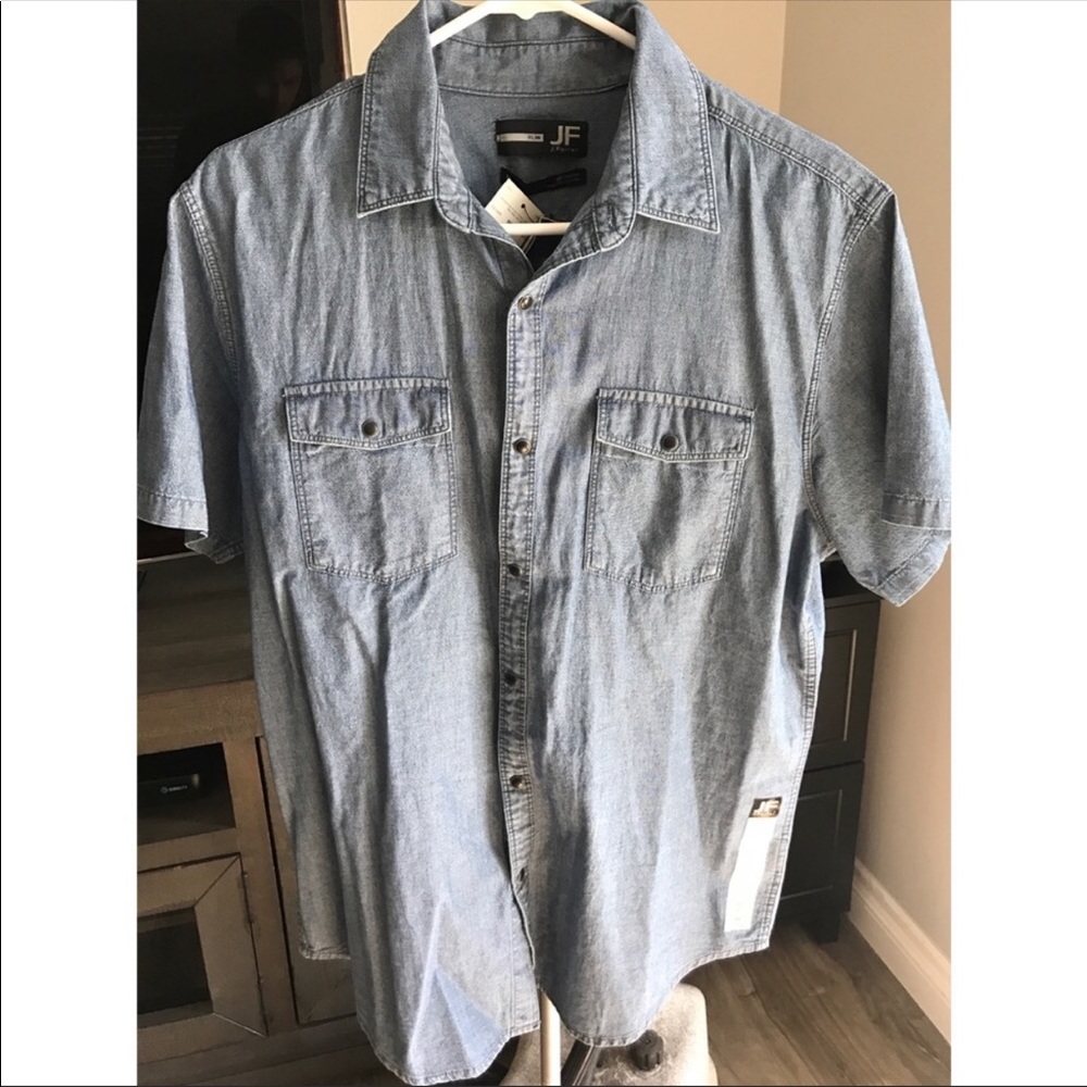 J Ferrar Short Sleeve Button Down Shirt